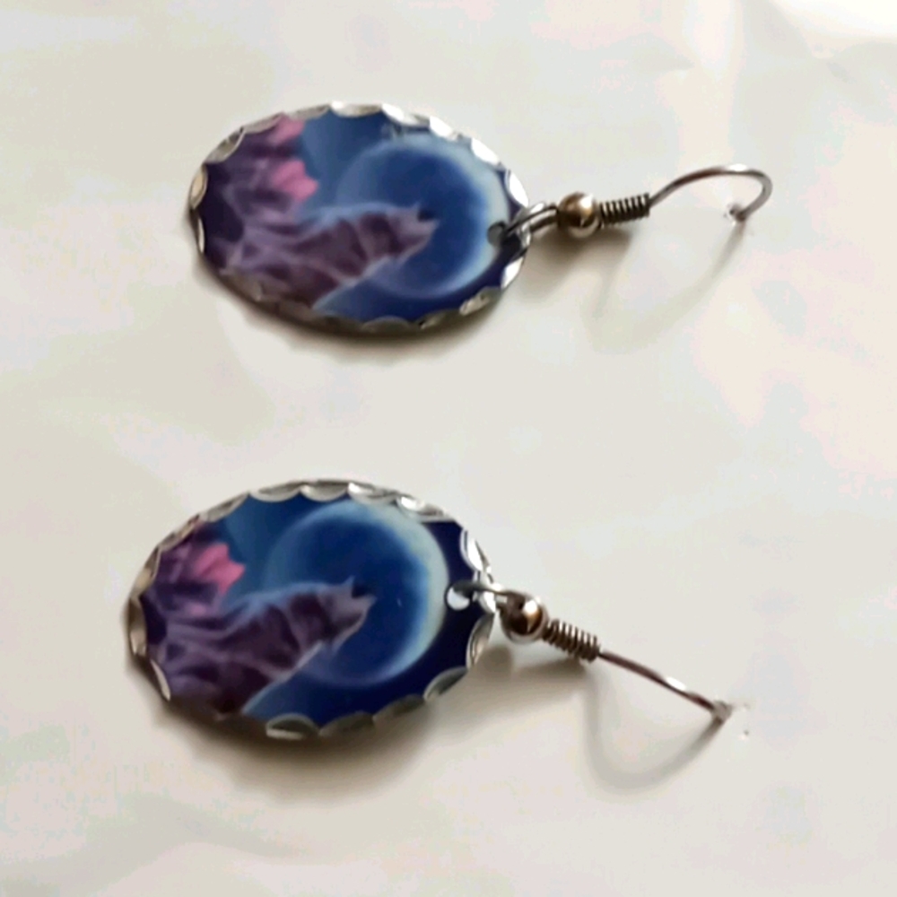 Wolf earrings
